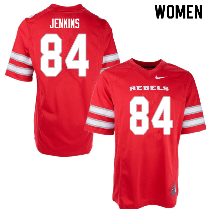 Women #84 Steve Jenkins UNLV Rebels College Football Jerseys Sale-Red
